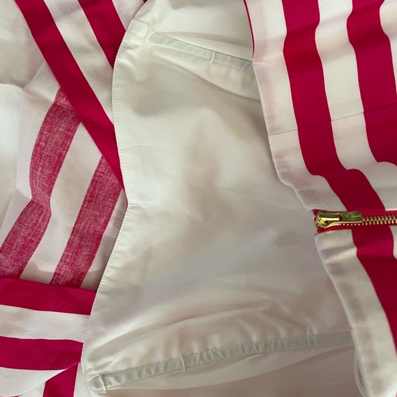Lilly Pulitzer Azalea pink white Swizzle Stripe Maybell Dress sz 6 women’s - Picture 7 of 9